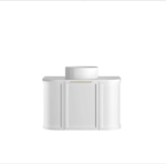 Hampshire 750mm Satin White Wall Hung Curve Vanity - Image 7