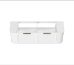 Hampshire 1500mm Satin White Wall Hung Curve Vanity - Image 7