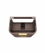 Havana 750mm Sable Walnut Fluted Wall Hung Fluted Curve Vanity - Image 6