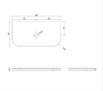 Havana 900mm Sable Walnut Fluted Wall Hung Fluted Curve Vanity - Image 18