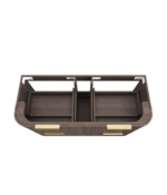 Havana 1200mm Sable Walnut Fluted Wall Hung Fluted Curve Vanity - Image 8