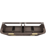 Havana 1800mm Sable Walnut Fluted Wall Hung Fluted Curve Vanity - Image 12