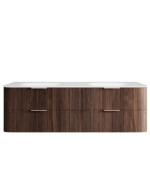 Havana 1800mm Sable Walnut Fluted Wall Hung Fluted Curve Vanity - Image 10