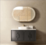 Laguna Mark II 1200mm Black Oak Wall Hung Vanity - Image 2