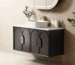 Laguna Mark II 1200mm Black Oak Wall Hung Vanity - Image 3