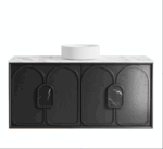 Laguna Mark II 1200mm Black Oak Wall Hung Vanity - Image 10