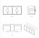 Laguna Mark II 1200mm Black Oak Wall Hung Vanity - Image 17