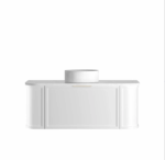 Hampshire 1200mm Satin White Wall Hung Curve Vanity - Image 10