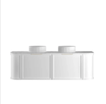 Hampshire 1500mm Satin White Wall Hung Curve Vanity - Image 10