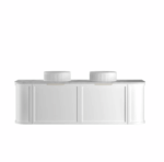 Hampshire 1500mm Satin White Wall Hung Curve Vanity - Image 8