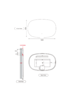 VALMONT HORIZONTAL 1400MM LED MIRROR - Image 11