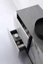 Dove Matt Black 360x360x120mm - Image 4