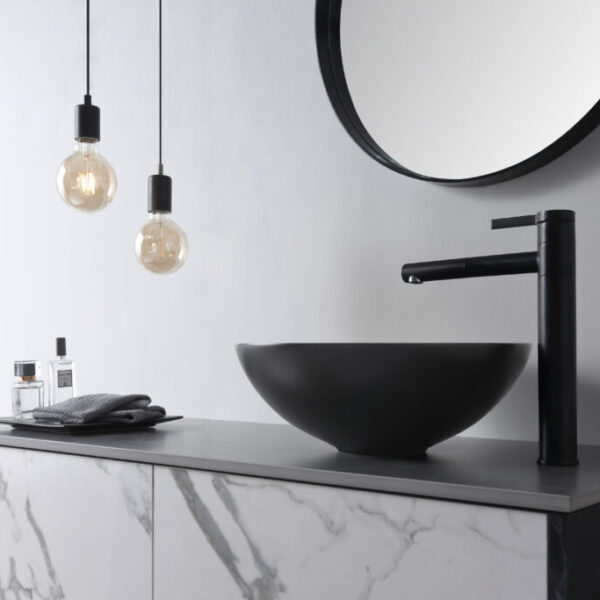 Argyle Matt Black 405x405x145mm