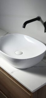 Bennett Gloss White 465x375x120mm - Image 3