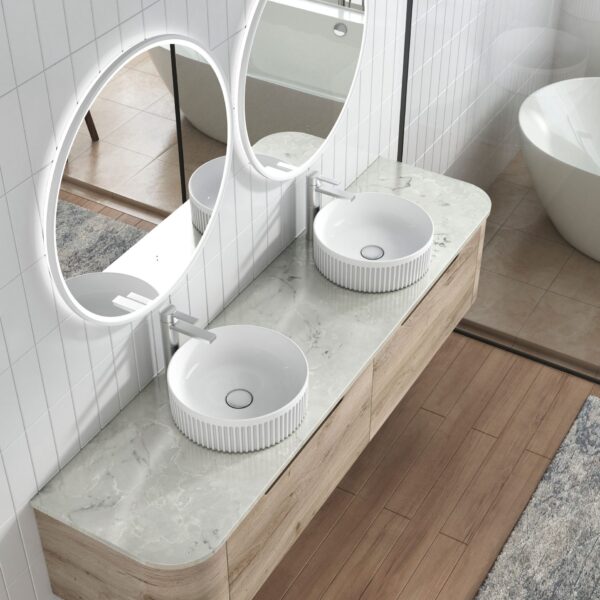 LILAC GLOSS WHITE 360x360x120mm