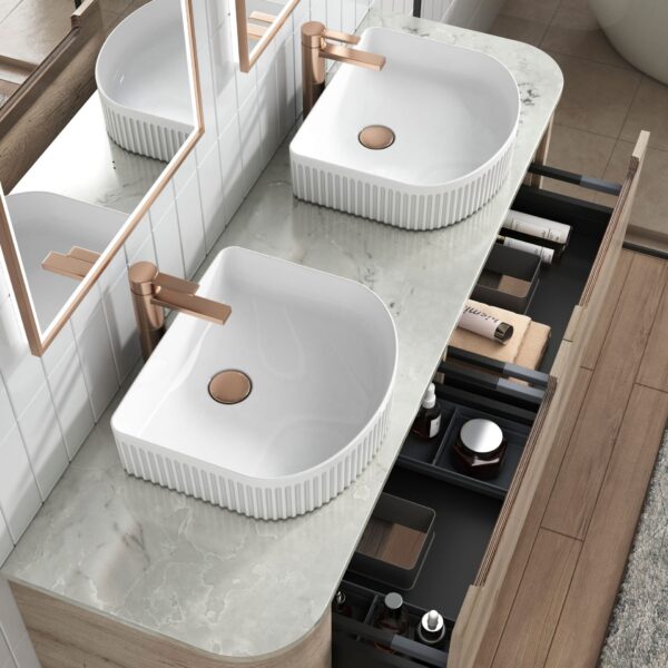 Cyrus Matte White 415x365x120mm