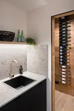 Round Gooseneck Kitchen Mixer Tap with Pinless Handle - Image 31