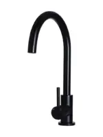 Round Gooseneck Kitchen Mixer Tap - Image 46