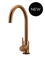 Round Gooseneck Kitchen Mixer Tap - Image 11