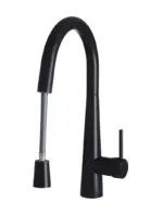 Round Pull Out Kitchen Mixer Tap - Image 5