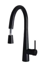 Round Pull Out Kitchen Mixer Tap - Image 6