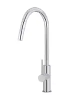 Round Piccola Pull Out Kitchen Mixer Tap - Image 4