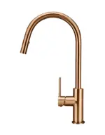 Round Piccola Pull Out Kitchen Mixer Tap - Image 8