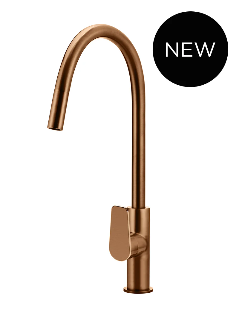 Round Paddle Piccola Pull Out Kitchen Mixer Tap - Image 9