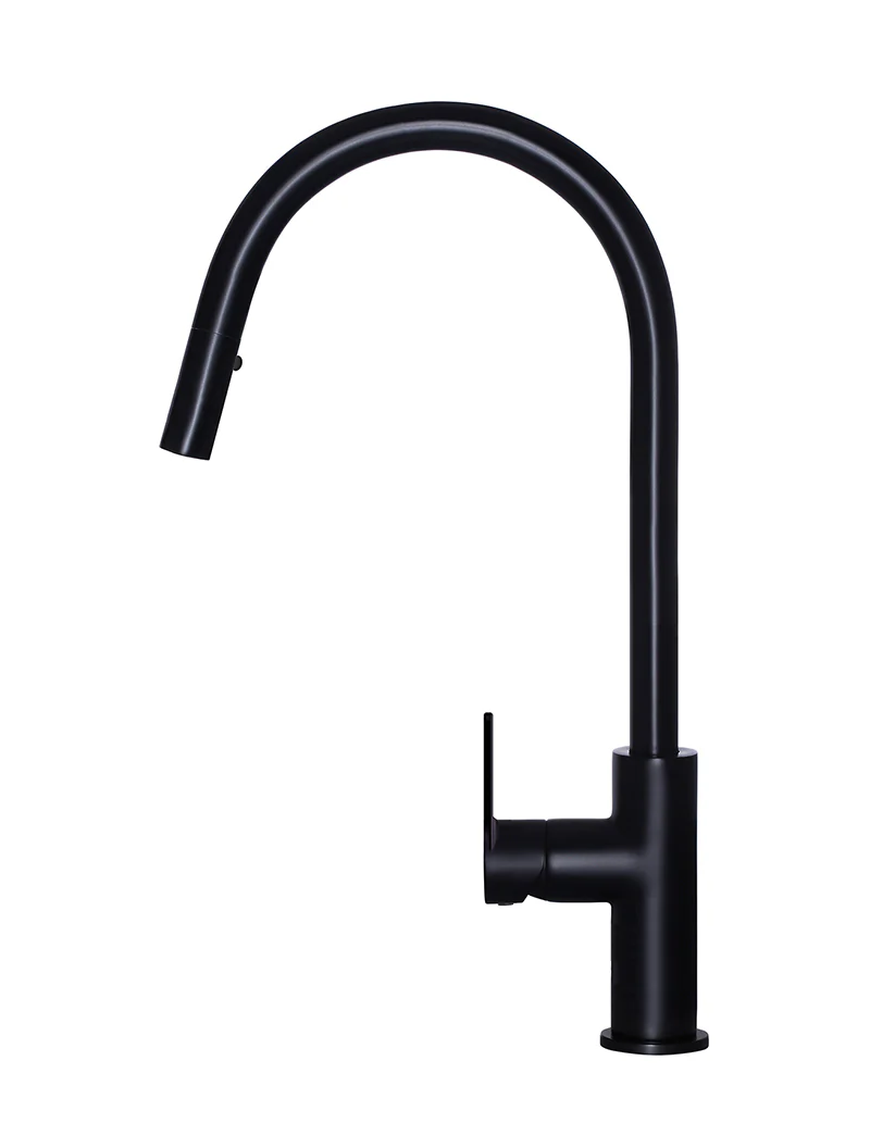 Round Paddle Piccola Pull Out Kitchen Mixer Tap - Image 32