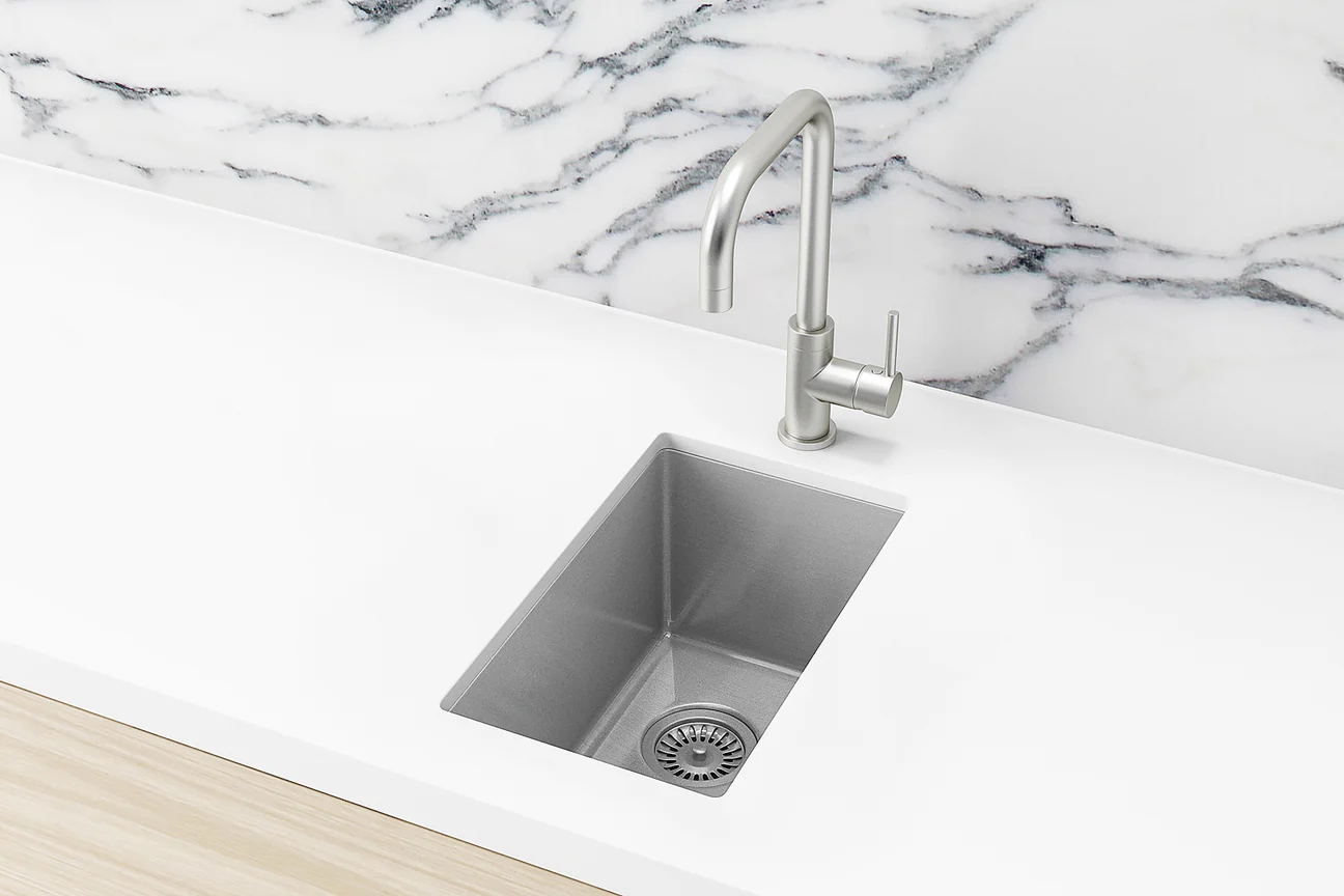 Lavello Bar Sink - Single Bowl 382 x 272 - PVD Brushed - Image 7