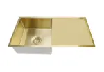 Lavello Kitchen Sink - Single Bowl & Drainboard 840 x 440 - PVD - Image 5