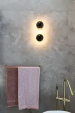 Round Double Towel Rail