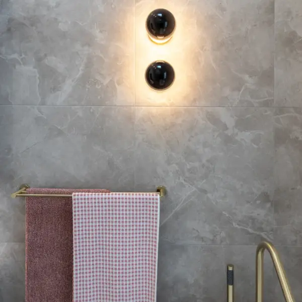 Round Double Towel Rail