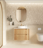 Byron Fluted 750mm Woodland Oak Wall Hung Vanity