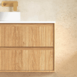 Byron Fluted 1200mm Woodland Oak Wall Hung Vanity - Image 12