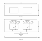 Byron Fluted 1500mm Woodland Oak Wall Hung Vanity - Image 18