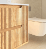 Byron Fluted 1800mm Woodland Oak Wall Hung Vanity - Image 10