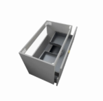 Boston 900mm Light Grey Wall Hung Vanity - Image 3