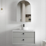 Boston 900mm Light Grey Wall Hung Vanity - Image 4