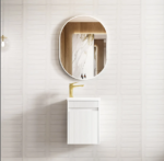 Mini Ensuite Vanity 400mm Fluted Vanity (with Basin)