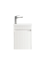 Mini Ensuite Vanity 400mm Fluted Vanity (with Basin) - Image 12