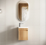 Mini Ensuite Vanity 400mm Fluted Vanity (with Basin) - Image 7