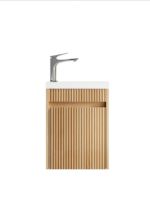 Mini Ensuite Vanity 400mm Fluted Vanity (with Basin) - Image 3