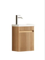 Mini Ensuite Vanity 400mm Fluted Vanity (with Basin) - Image 2