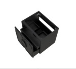 Laguna 600mm Black American Oak Wall Hung Vanity - Image 10