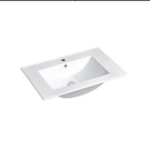 Laguna 600mm Black American Oak Wall Hung Vanity - Image 4