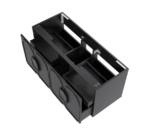 Laguna 1200mm Black American Oak Wall Hung Vanity - Image 8