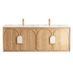 Laguna Mark II 1500mm Woodland Oak Wall Hung Vanity - Image 7