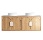 Laguna Mark II 1500mm Woodland Oak Wall Hung Vanity - Image 4