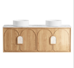 Laguna Mark II 1500mm Woodland Oak Wall Hung Vanity - Image 5